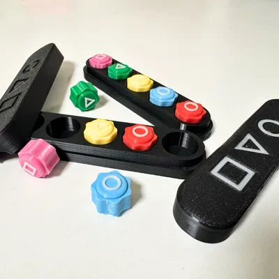 Bộ trò chơi Squid Games Gongi in 3D cho bé - Đồ chơi sáng tạo