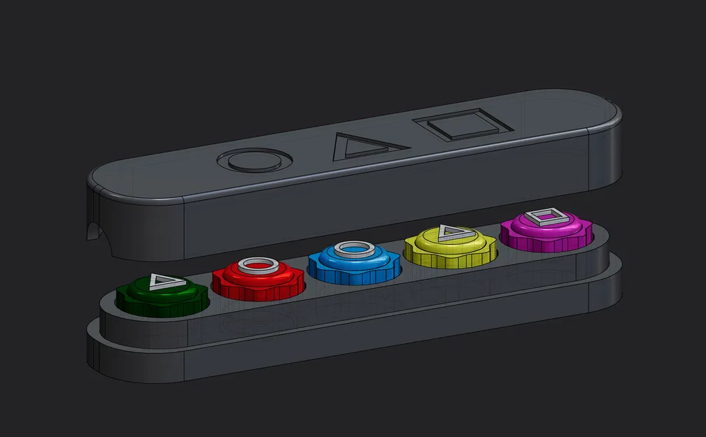 Bộ trò chơi Squid Games Gongi in 3D cho bé - Đồ chơi sáng tạo - Image 3