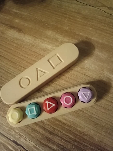 Hộp đựng bộ trò chơi Gonggi thiết kế hiện đại (3D Printing Model) - Image 2