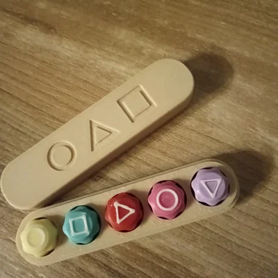 Hộp đựng bộ trò chơi Gonggi thiết kế hiện đại (3D Printing Model)