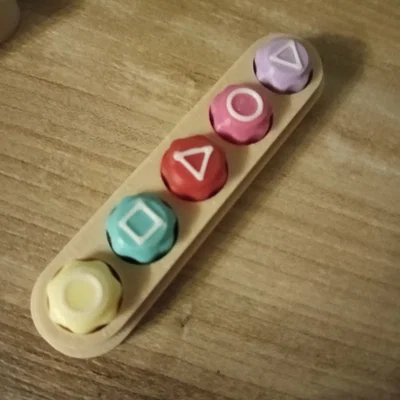 Hộp đựng bộ trò chơi Gonggi thiết kế hiện đại (3D Printing Model)