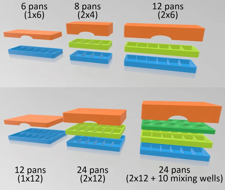 Hộp đựng khay màu nước Kuretake Gansai Tambi - Image 2