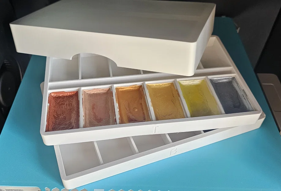 Hộp đựng khay màu nước Kuretake Gansai Tambi - Image 7