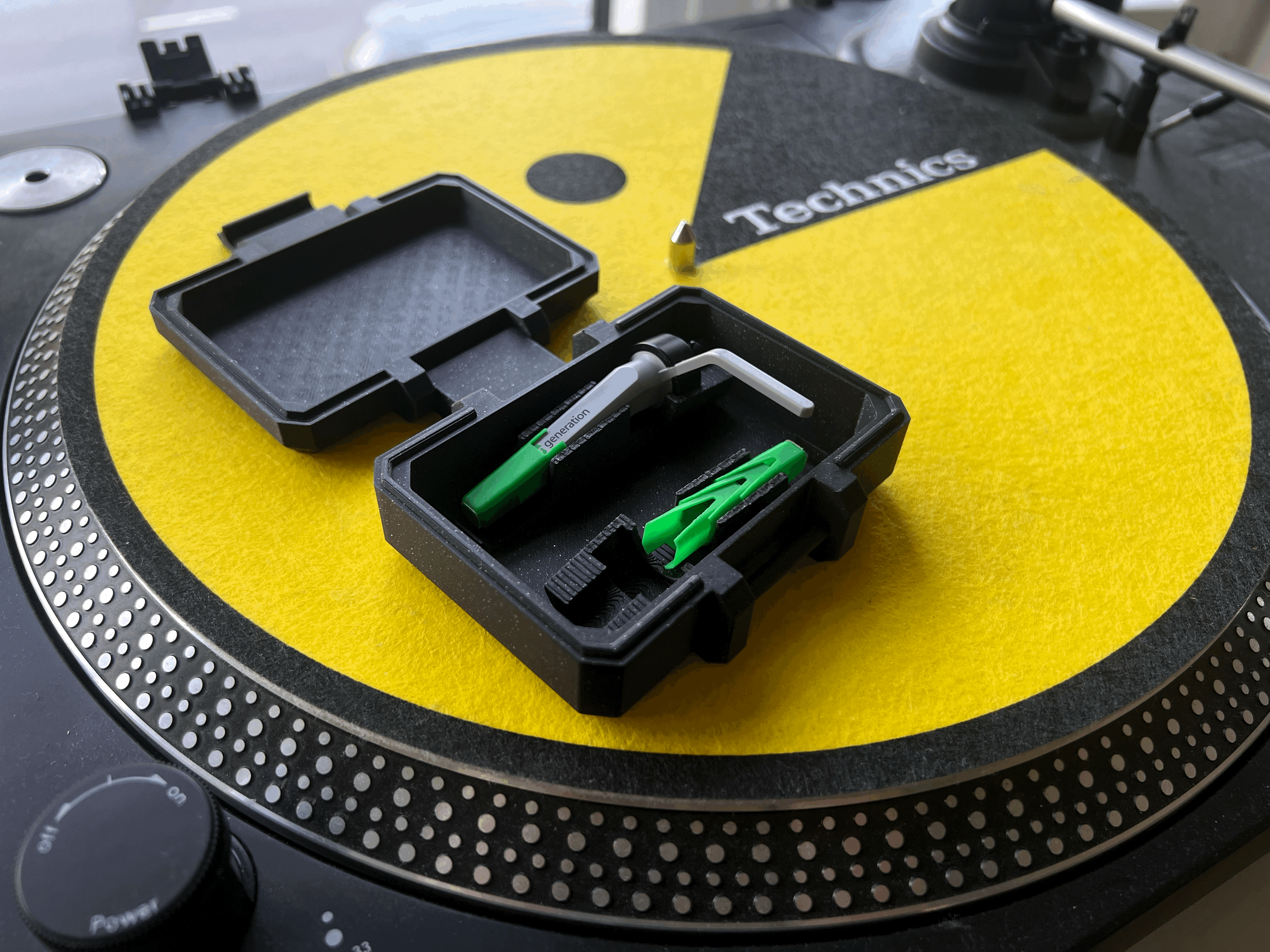 Hộp đựng kim đĩa than đôi Twin Concorde (Phiên bản in 3D)