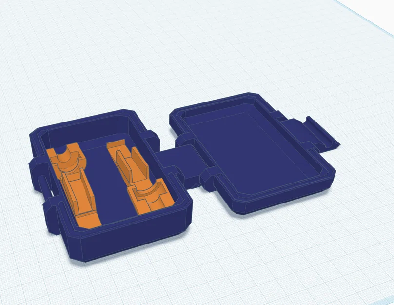 Hộp đựng kim đĩa than đôi Twin Concorde (Phiên bản in 3D) - Image 3