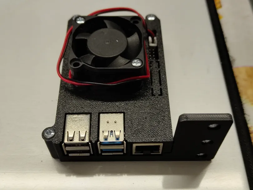 Khung gắn tủ rack cho Raspberry Pi 4 (có hỗ trợ lắp quạt) - Image 1