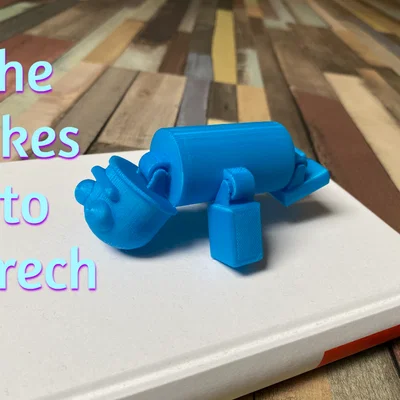 Turbot - Chú robot đồ chơi fidget 3D