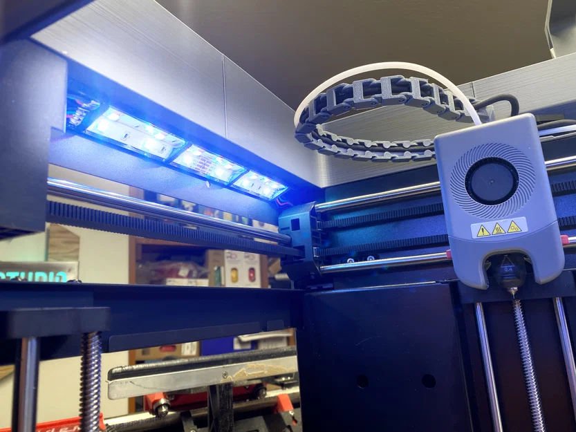 Phụ kiện gắn đèn LED cho Flashforge Adventurer 5M (AD5M) - Hỗ trợ LED 5050 v1.0 - Image 1