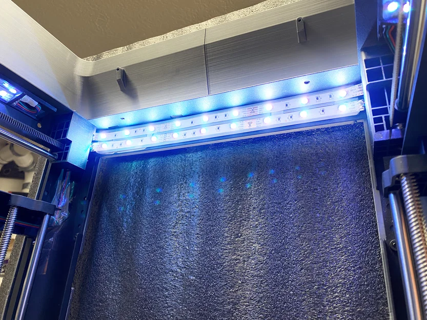 Phụ kiện gắn đèn LED cho Flashforge Adventurer 5M (AD5M) - Hỗ trợ LED 5050 v1.0 - Image 2