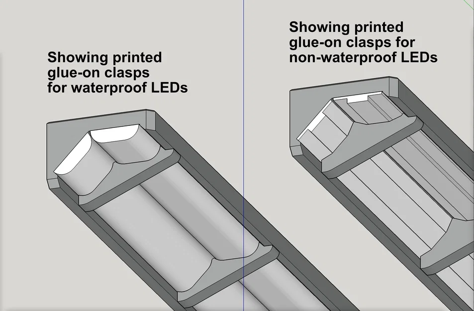 Phụ kiện gắn đèn LED cho Flashforge Adventurer 5M (AD5M) - Hỗ trợ LED 5050 v1.0 - Image 10