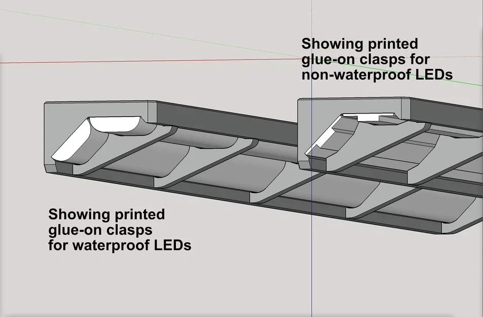 Phụ kiện gắn đèn LED cho Flashforge Adventurer 5M (AD5M) - Hỗ trợ LED 5050 v1.0 - Image 11