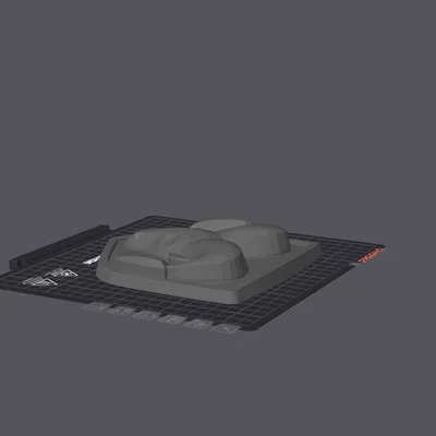 Mô hình 3D biểu tượng Ram (Ram Emblem) cho xe bán tải