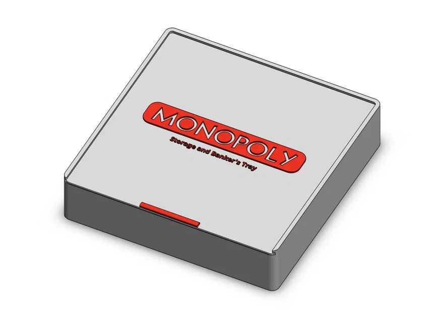 Hộp đựng và khay ngân hàng cho bộ cờ tỷ phú Monopoly - Image 10