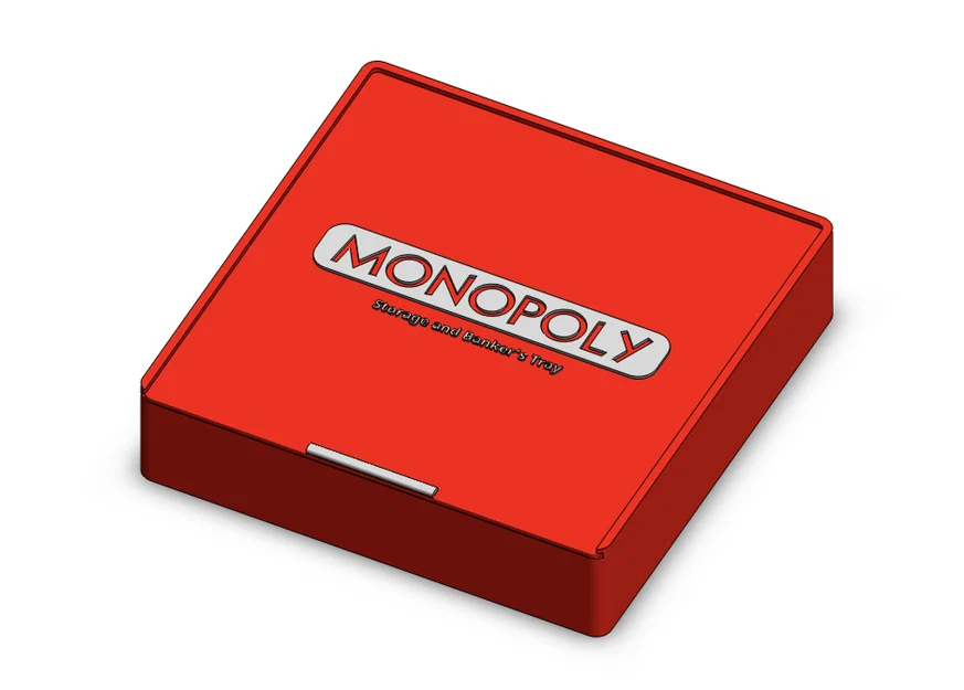 Hộp đựng và khay ngân hàng cho bộ cờ tỷ phú Monopoly - Image 11