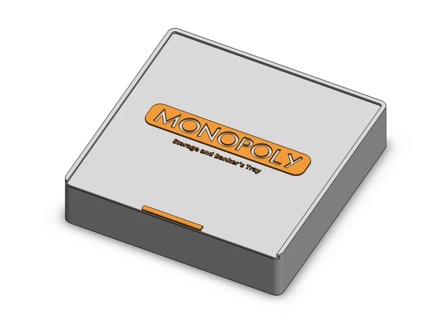 Hộp đựng và khay ngân hàng cho bộ cờ tỷ phú Monopoly - Image 12