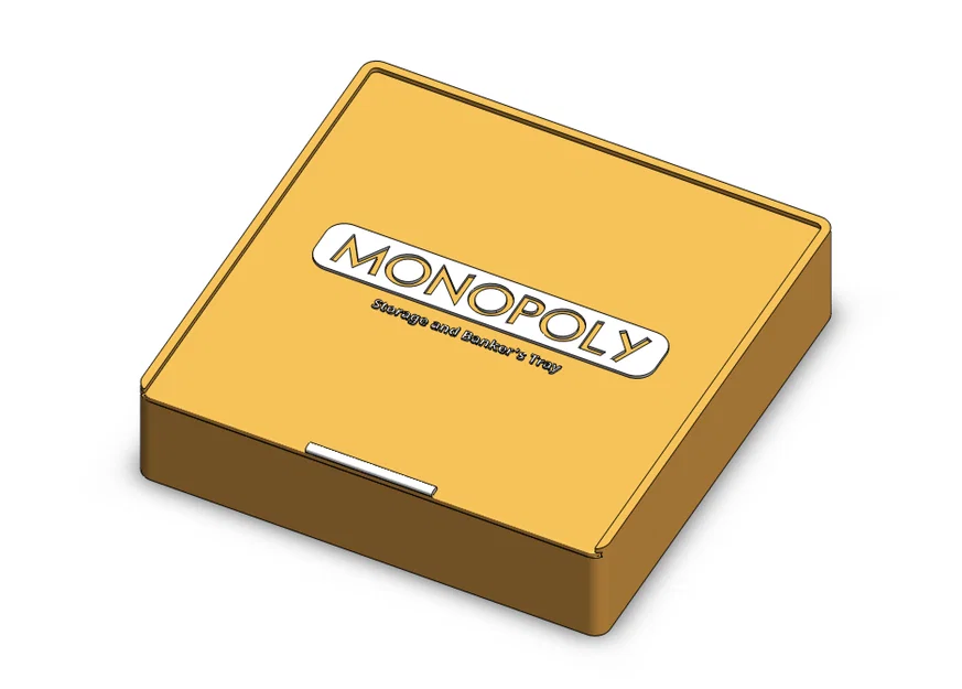 Hộp đựng và khay ngân hàng cho bộ cờ tỷ phú Monopoly - Image 13