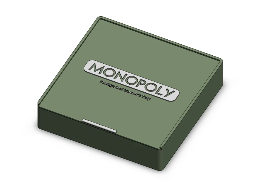 Hộp đựng và khay ngân hàng cho bộ cờ tỷ phú Monopoly - Image 14