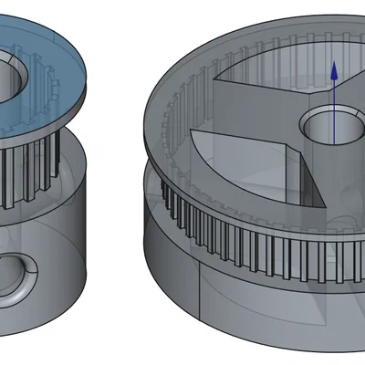 Timing Pulley - Puly đai răng hoàn toàn tùy biến (Fully Parametric)