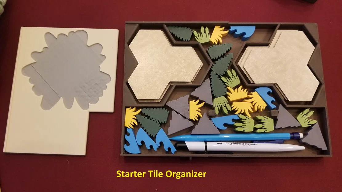 Bộ khay đựng Cascadia - Vừa cả bản mở rộng Landmarks, thẻ có bọc và mô hình gốc cây - Image 5