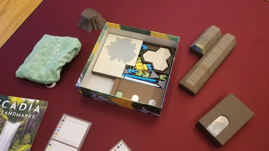 Bộ khay đựng Cascadia - Vừa cả bản mở rộng Landmarks, thẻ có bọc và mô hình gốc cây - Image 6