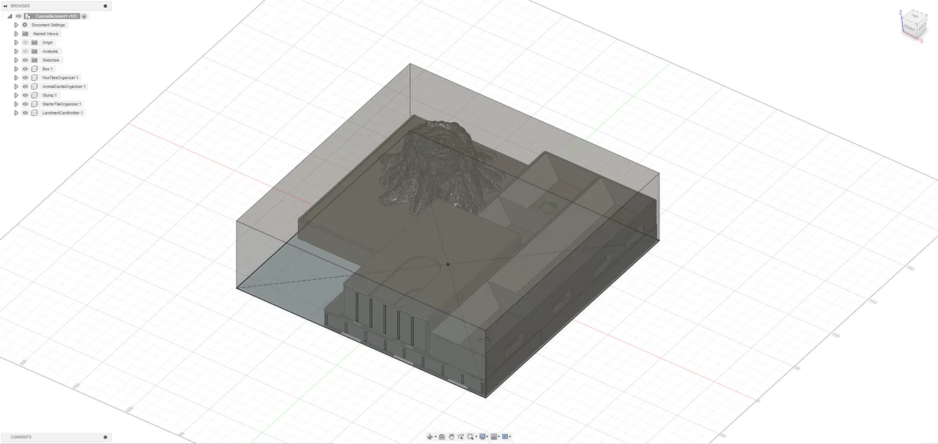 Bộ khay đựng Cascadia - Vừa cả bản mở rộng Landmarks, thẻ có bọc và mô hình gốc cây - Image 8