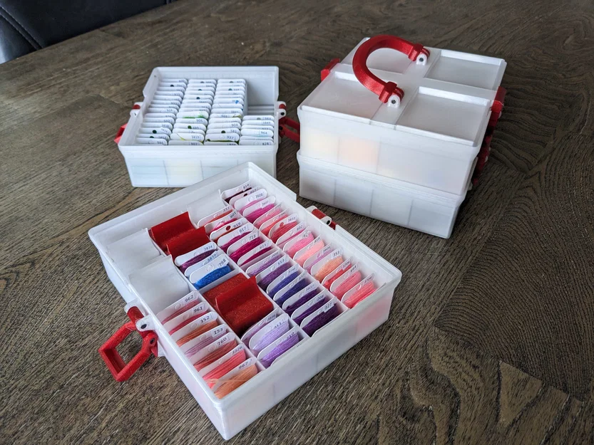 Hộp Đựng Chỉ Thêu Xếp Chồng (Stackable Embroidery Thread Case) - Image 1