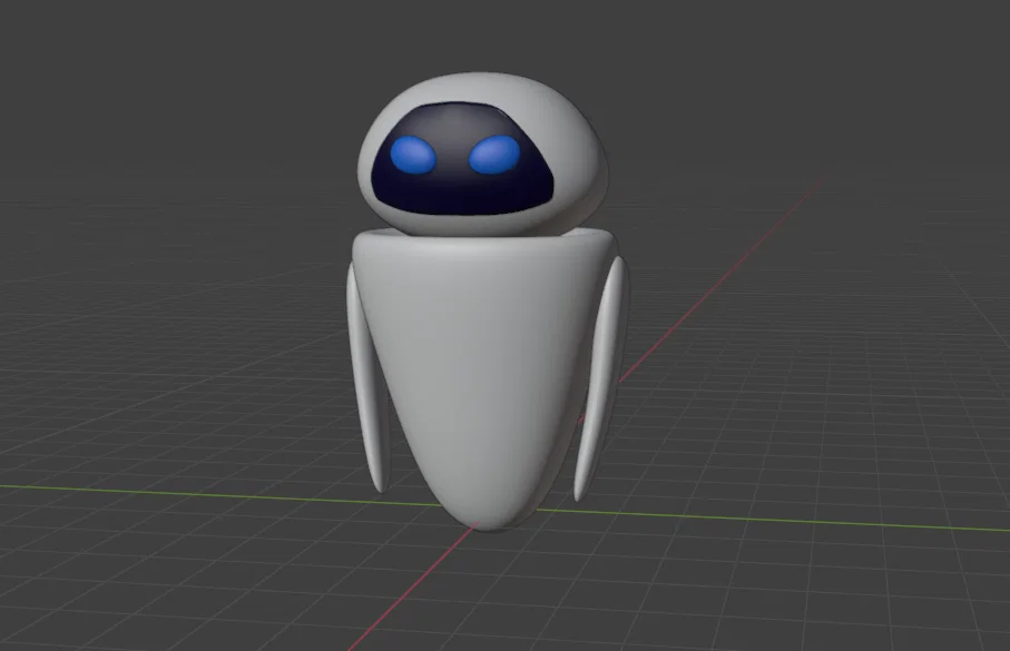 Mô hình in 3D nhân vật robot Eva trong phim WALL-E - Image 1