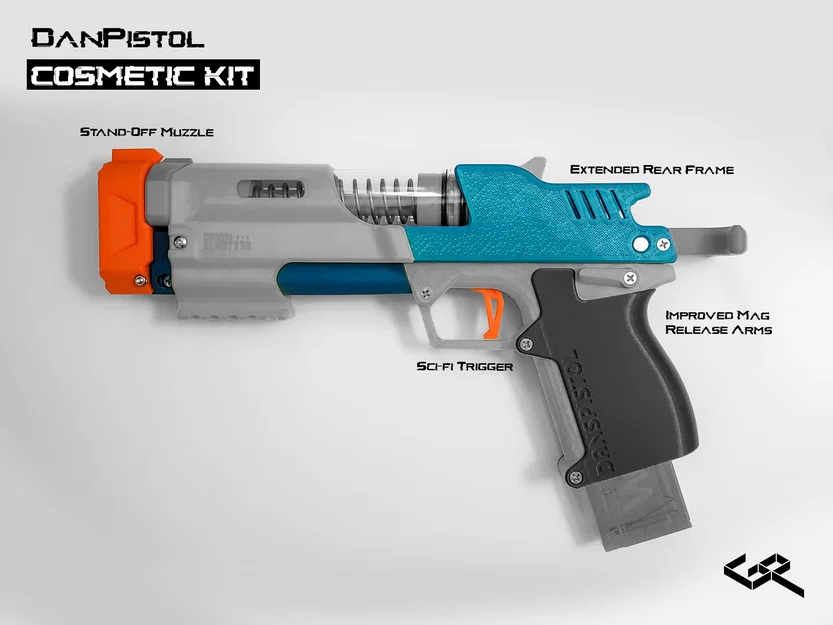 Bộ phụ kiện trang trí Orion Blasters Dan Pistol - Image 1