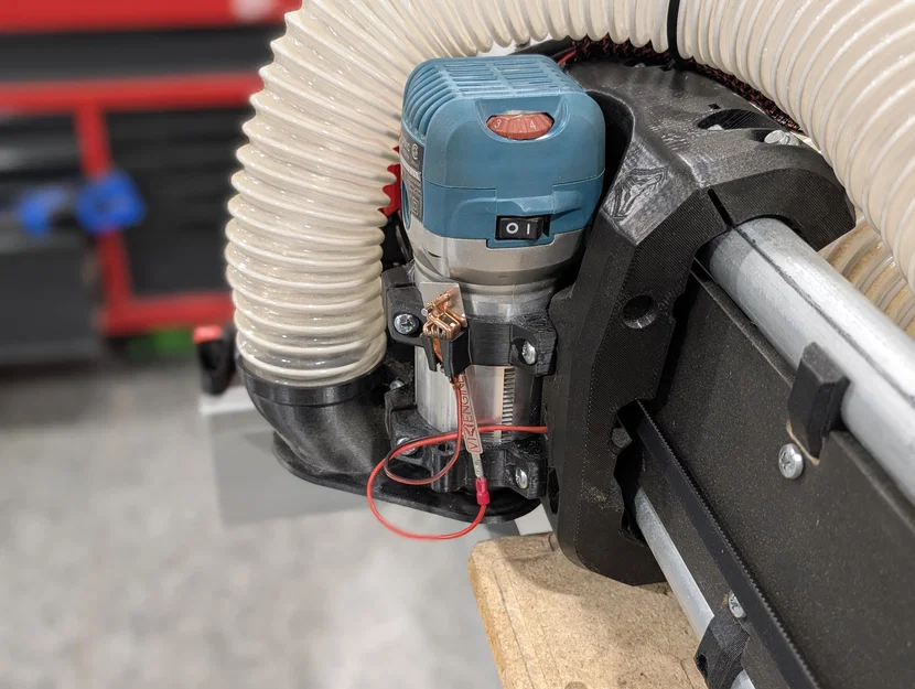 Ngàm gắn máy và chụp hút bụi Makita 701/AutoSpin T1 cho LowRider 4 CNC - Image 3