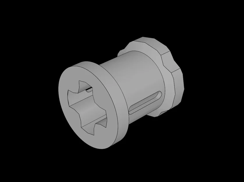 Bạc đạn Technic (Technic Bush) tương thích Lego cho in 3D - Image 1
