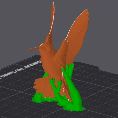 Mô hình chim ruồi (Hummingbird) 3D trang trí tinh xảo