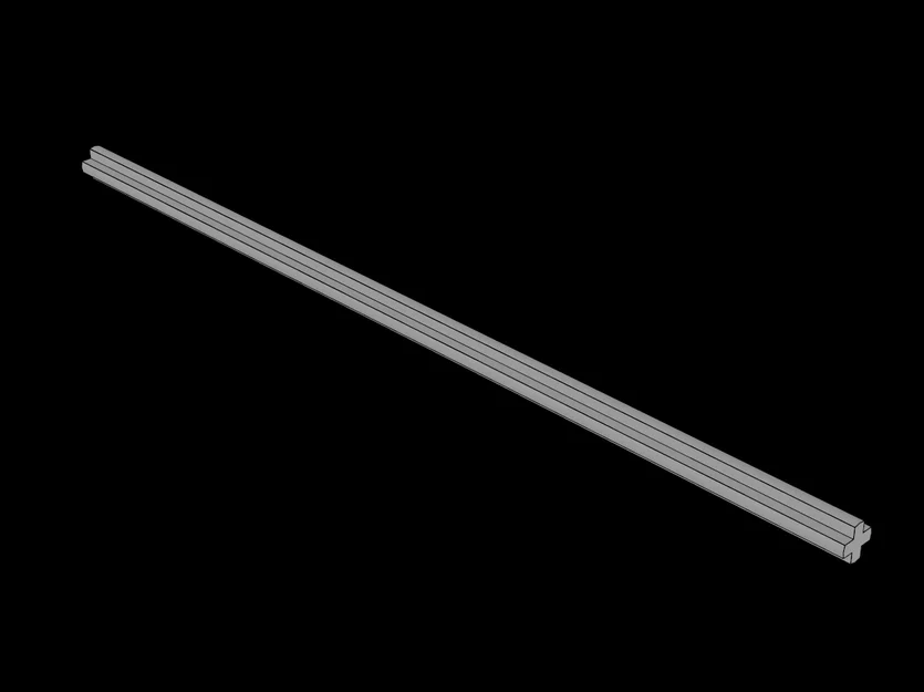 Trục Technic Axle 16 tương thích Lego (50451.dat) - In 3D chất lượng - Image 1