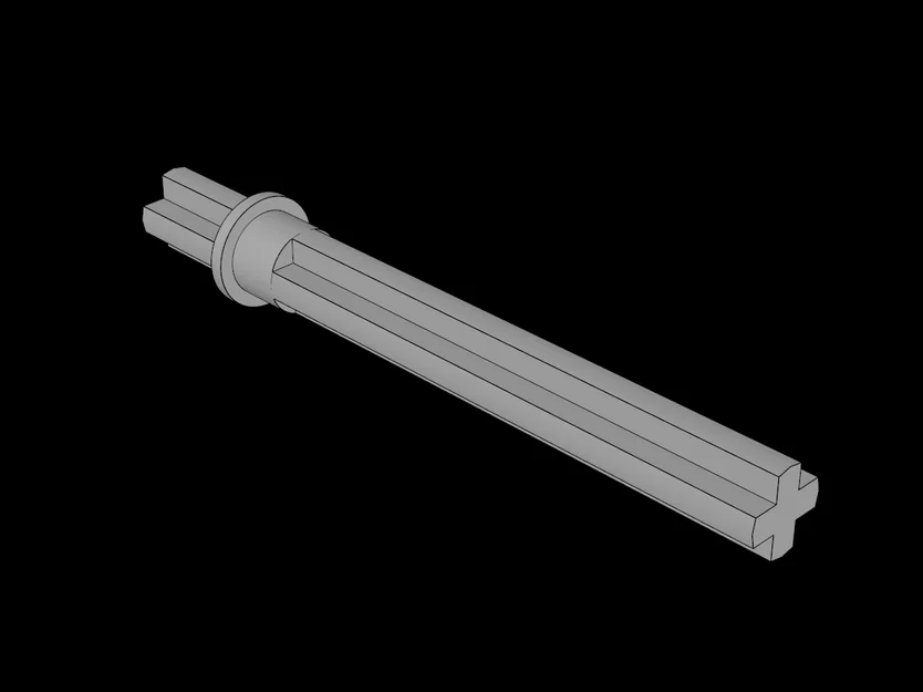 Trục Technic Axle 5.5 có chặn cho Lego Technic (In 3D chuẩn xác) - Image 1