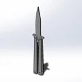 Butterfly Knife Trainer - Mô hình dao bướm tập luyện in 3D - Thumbnail 3