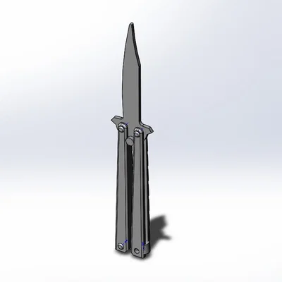Butterfly Knife Trainer - Mô hình dao bướm tập luyện in 3D