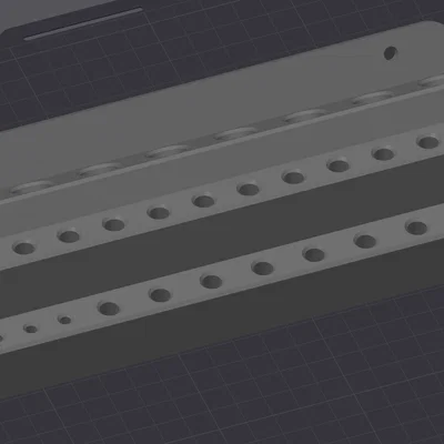 Giá treo tường đựng mũi phay CNC Router Bit Holder
