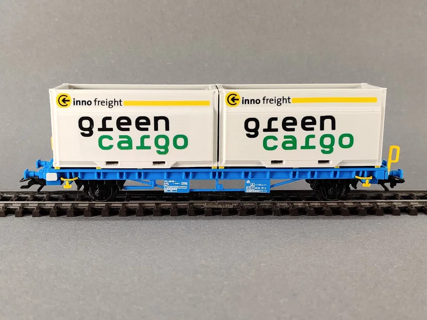 Container chở dăm gỗ tỉ lệ H0 (1:87) - Image 2