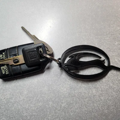 Móc khóa biểu tượng Chevy Impala in 3D cực chất