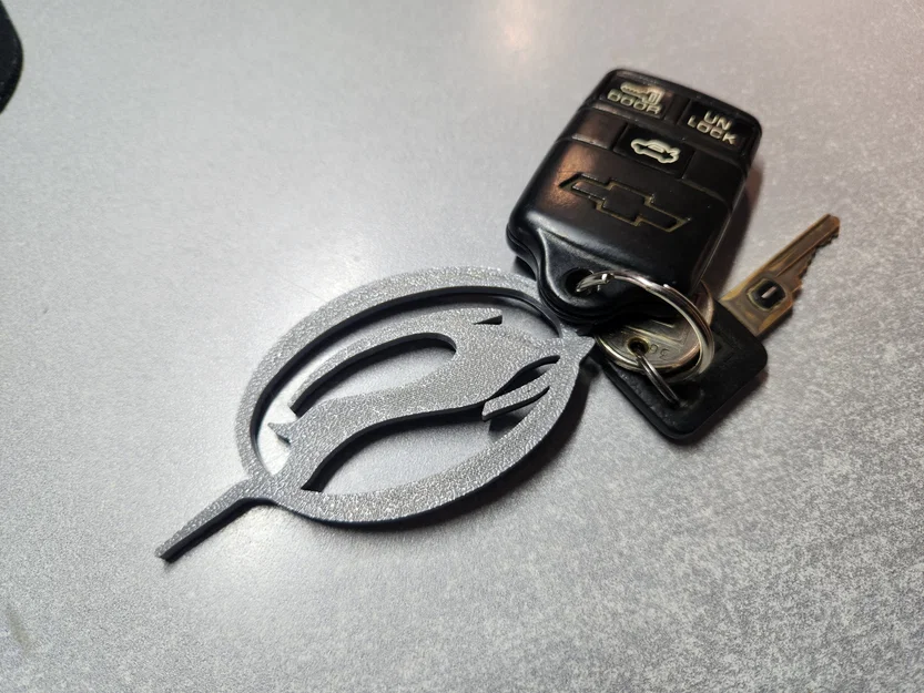 Móc khóa biểu tượng Chevy Impala in 3D cực chất - Image 3