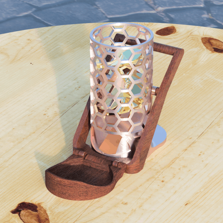 Push & Roll - Tháp phóng xúc xắc tự động - Phong cách Carbon + file .f3d - Thumbnail 2