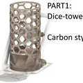 Push & Roll - Tháp phóng xúc xắc tự động - Phong cách Carbon + file .f3d - Thumbnail 3