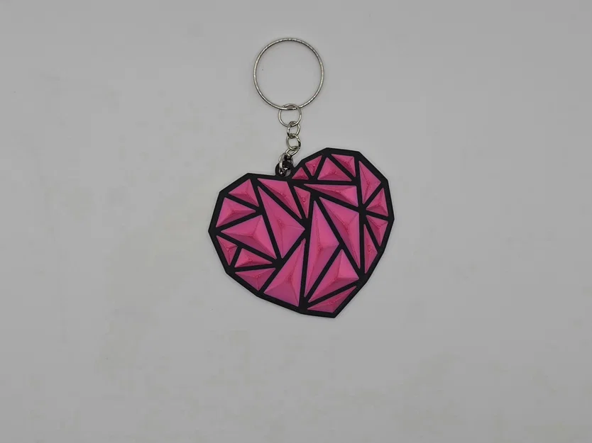 Móc khóa Kim tự tháp Trái tim (Bản Remix) - Image 1