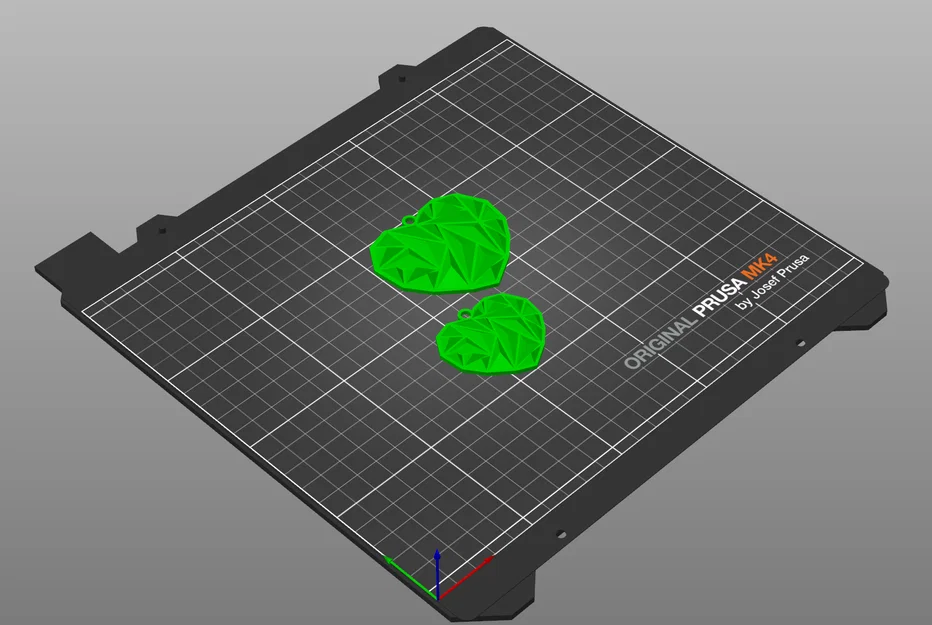 Móc khóa Kim tự tháp Trái tim (Bản Remix) - Image 2