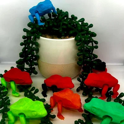 Mô hình ếch nhảy (Jumping FROG) - Đồ chơi fidget độc đáo