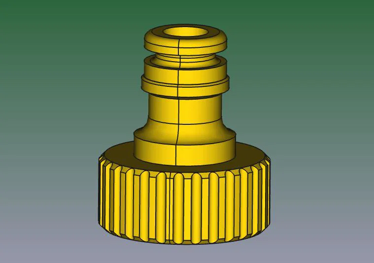 Wasser Kupplung - Khớp nối nước in 3D - Image 3