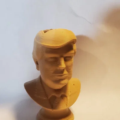 Ống cắm bút hình đầu Trump chuẩn hệ Gridfinity