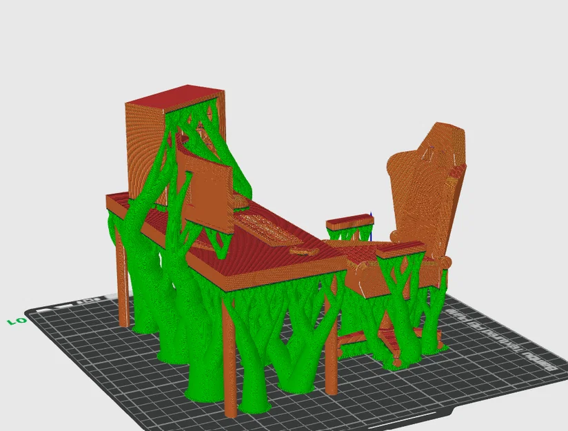 Mô hình bàn máy tính gaming Mini Gaming Setup in 3D cực chi tiết - Image 8