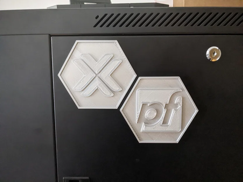 Gạch ốp logo hình lục giác cho server, tủ lạnh và vỏ máy tính PC - Image 6