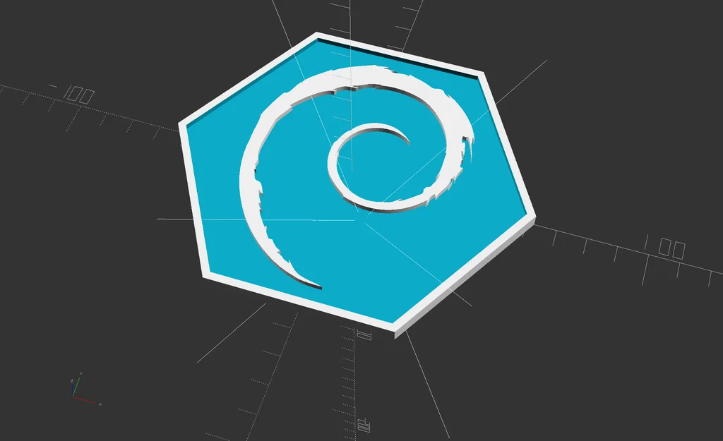 Gạch ốp logo hình lục giác cho server, tủ lạnh và vỏ máy tính PC - Image 18