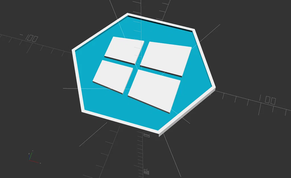 Gạch ốp logo hình lục giác cho server, tủ lạnh và vỏ máy tính PC - Image 45